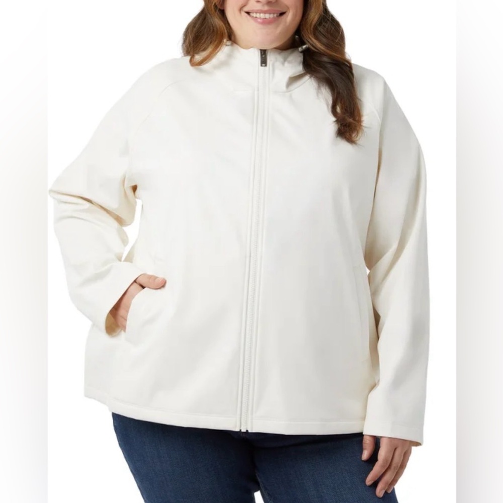 NWT 32 Degrees Women's Ivory Softshell Jacket size XXL